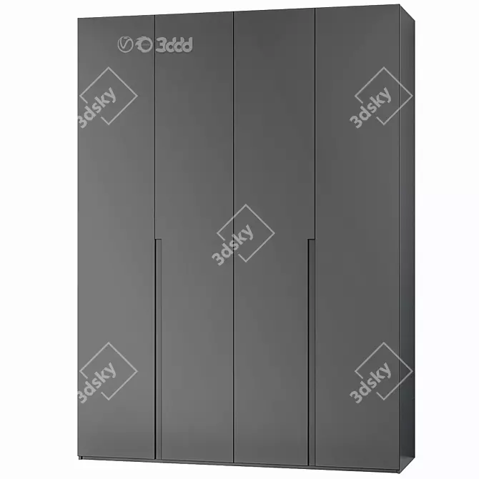 Modern Style Cupboard Set 3D model image 5