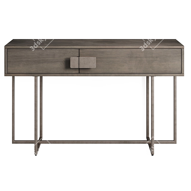 Elegant Sunpan Jade Console Tables. 3D model image 4