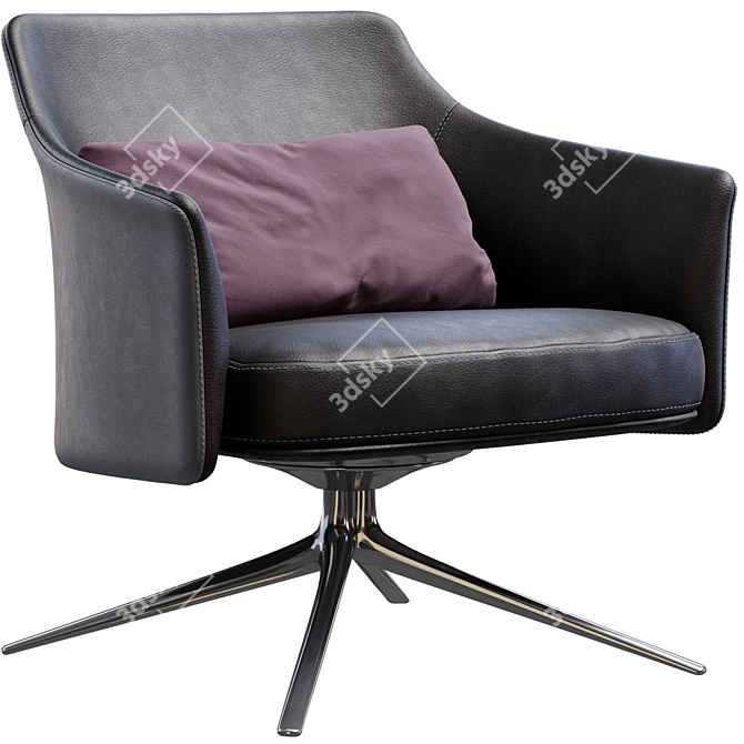 Modern Minimalist STANFORD Chair Design 3D model image 1