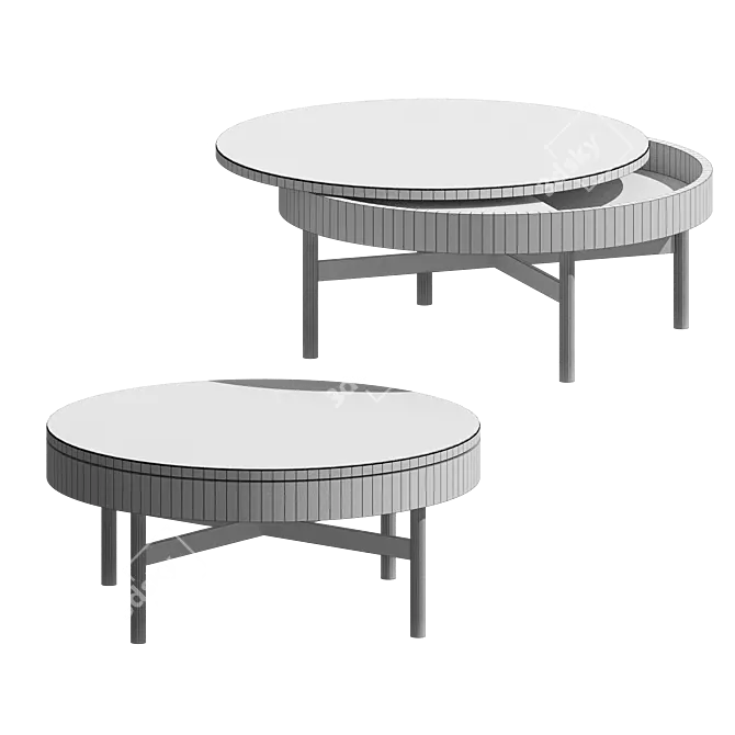 Modern Coffee Table Milosh Tendence 3D model image 2