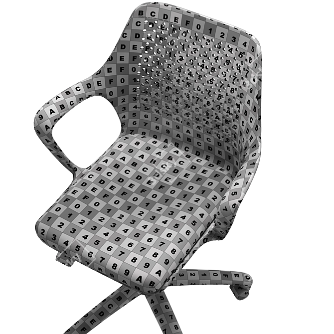 Elegant Joy Armchair: Ideal Seating 3D model image 7