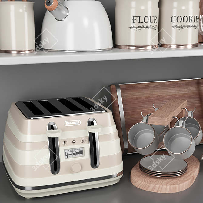 Kitchen Essentials Asset Pack 3D model image 3