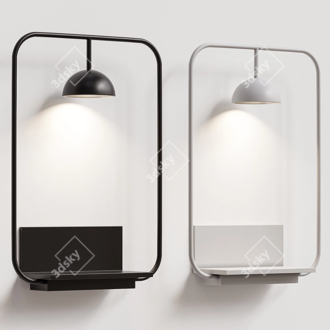  Modern Estiluz Cupolina Wall Lamp 3D model image 1