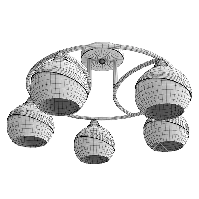 Lumion EDEN 4547_5C Ceiling Chandelier 3D model image 3