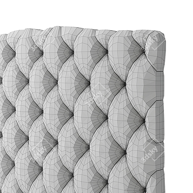 Title: Elevated Bed Headboard Kit 3D model image 5