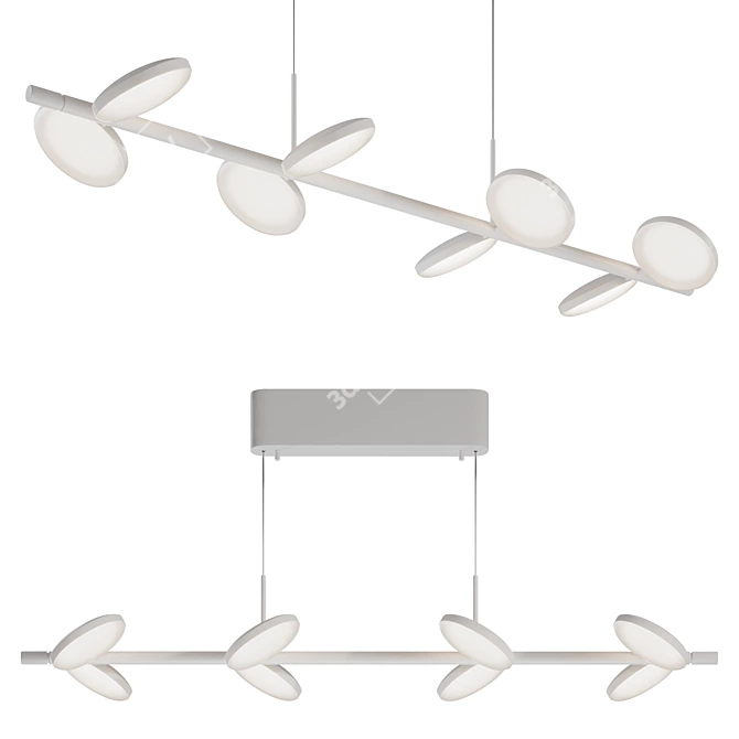 Eye Spy Adjustable Island Chandelier 3D model image 6