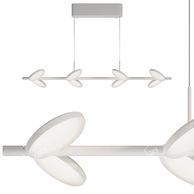 Eye Spy Adjustable Island Chandelier 3D model image 7