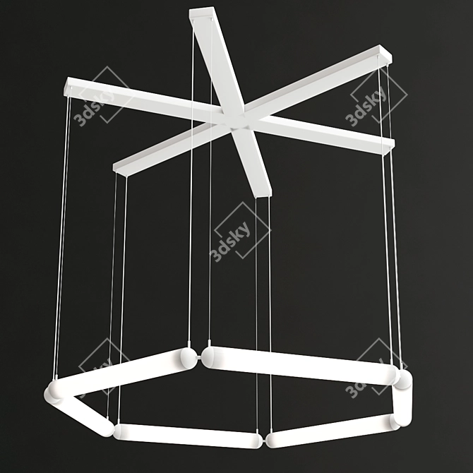 Elegant Puro Contour Lighting Fixtures 3D model image 5