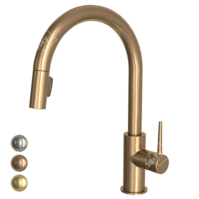 Trinsic Pull Down Faucet Collection 3D model image 1