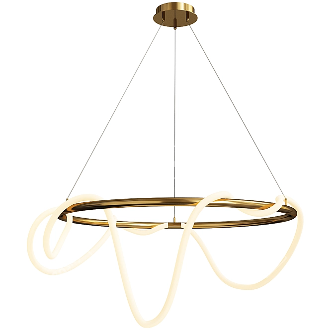  Knot Light Luke LED Chandelier 3D model image 1