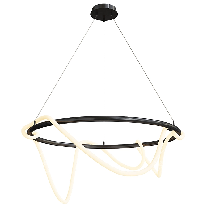  Knot Light Luke LED Chandelier 3D model image 2