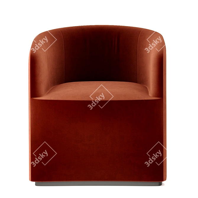 Cozy Tea Lounge Chair 3D model image 2