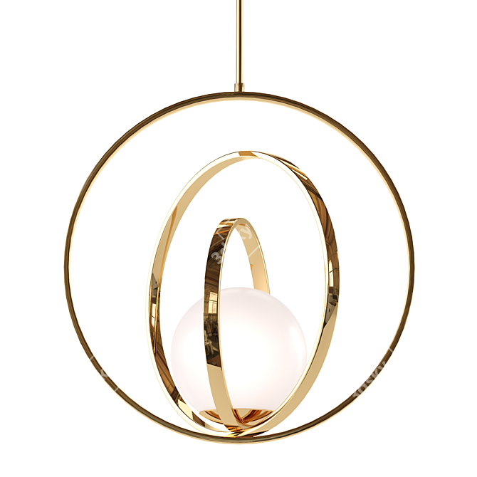 Elegant Nanni Pendant Light 3D model image 1