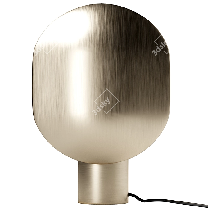 Elegant Dual Shade Table Lamp 3D model image 3