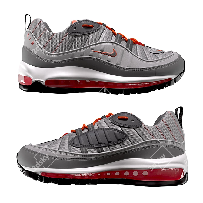 High-Resolution Textured 3D Footwear Model 3D model image 2