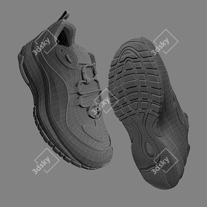 High-Resolution Textured 3D Footwear Model 3D model image 6