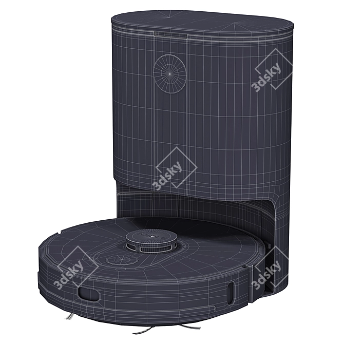 Xiaomi ROIDMI EVE Robot Vacuum 3D model image 4