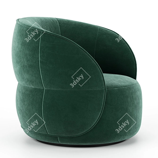 Modern Clip Armchair 3D Model 3D model image 4