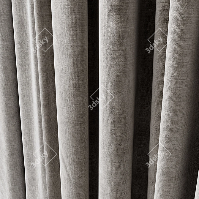 300616 Polys 150924 Verts Curtains 3D model image 4