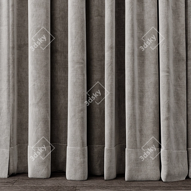 300616 Polys 150924 Verts Curtains 3D model image 5