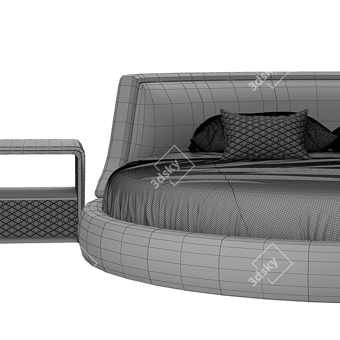 Luxury Bentley Avebury Bed:frame 3D Model 3D model image 6