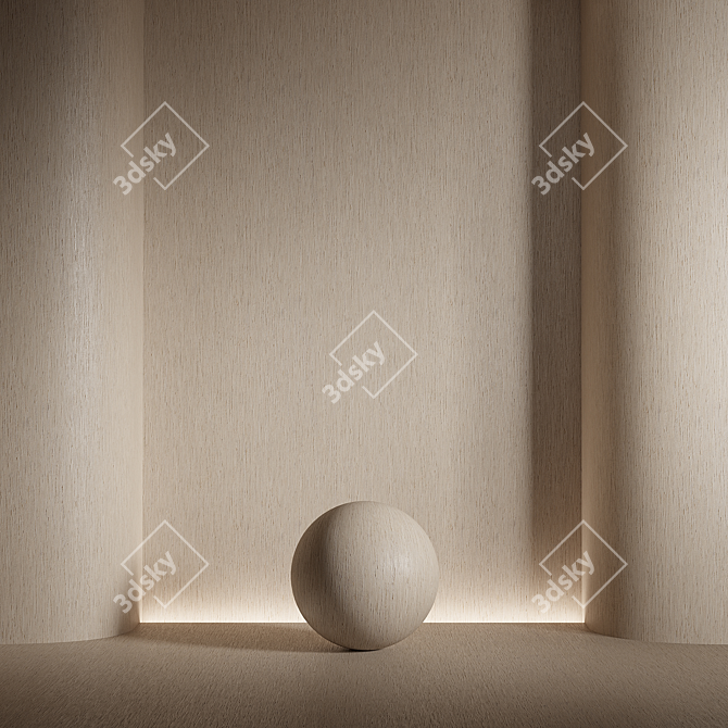  Seamless Wood Material 3D Model 3D model image 2