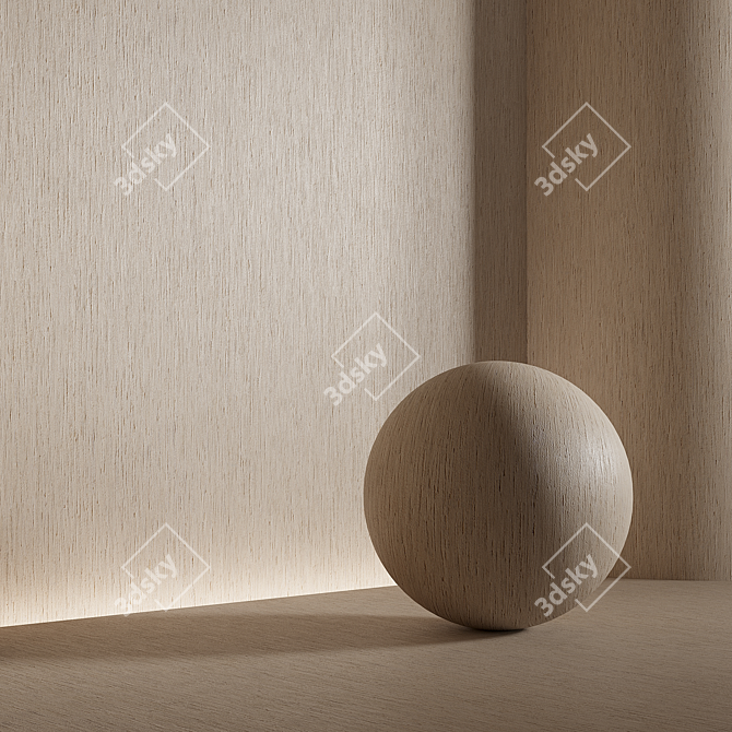  Seamless Wood Material 3D Model 3D model image 9