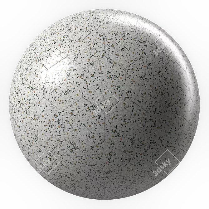 Terrazzo Texture Pack 4k Seamless 3D model image 4