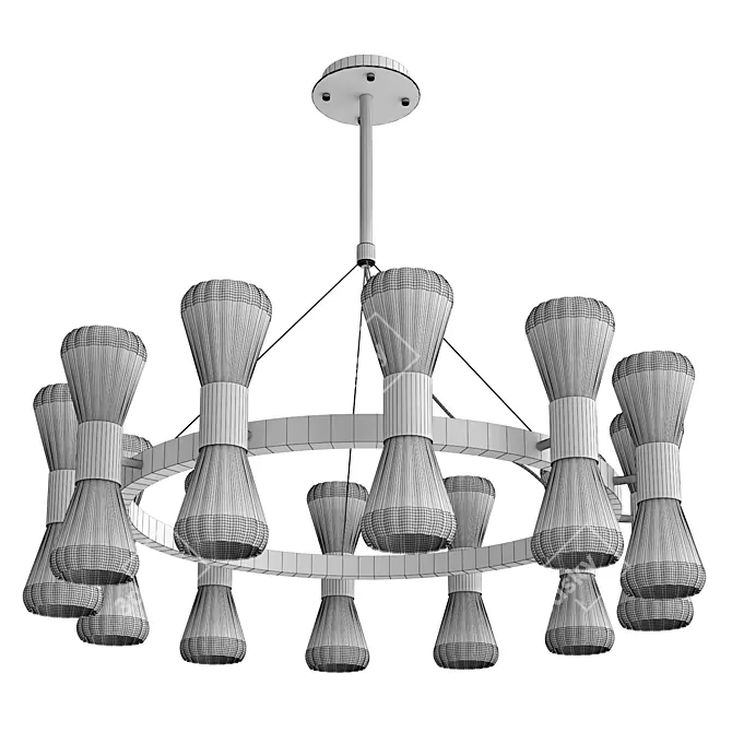 Crystal Chandelier: DIORI 24 3D model image 3