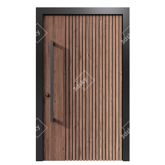 Versatile Entry Door Collection - 6 Designs 3D model image 5