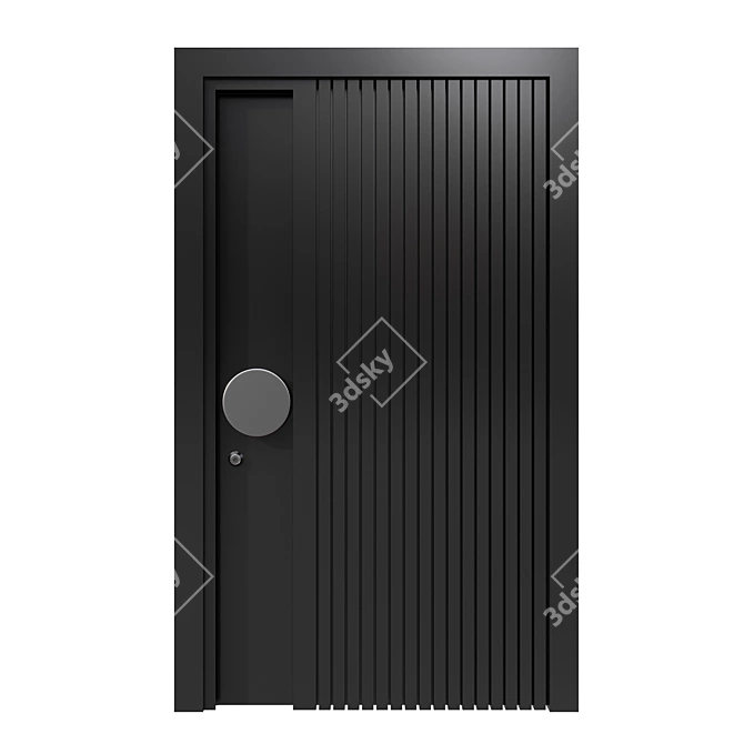 Versatile Entry Door Collection - 6 Designs 3D model image 6