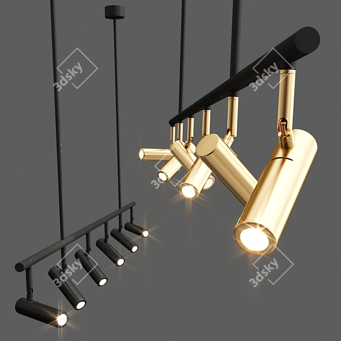 Designer MAHO Pendant Lamps 3D model image 2