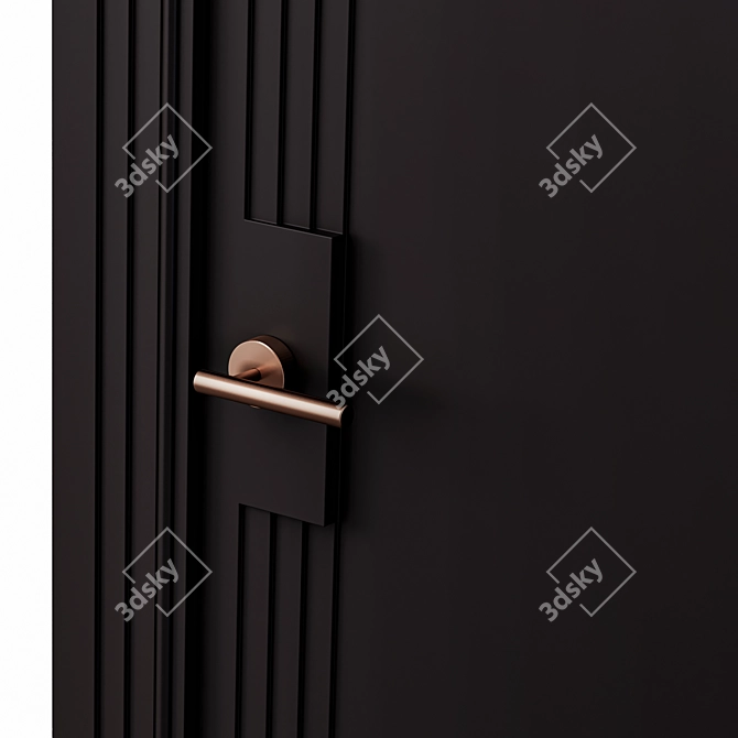 Art Deco Door Collection 3D model image 4