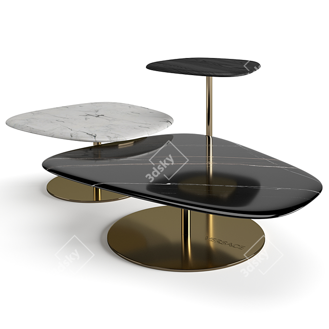 Versace Iconic Coffee Tables Bundle 3D model image 2