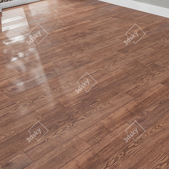 Versatile Laminate Flooring Solution 3D model image 2