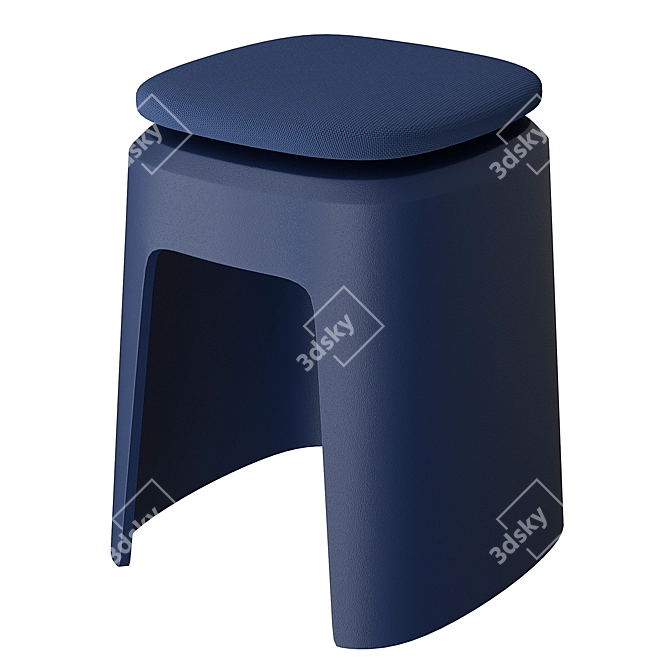 360° Rotating Ergonomic Stool 3D model image 2