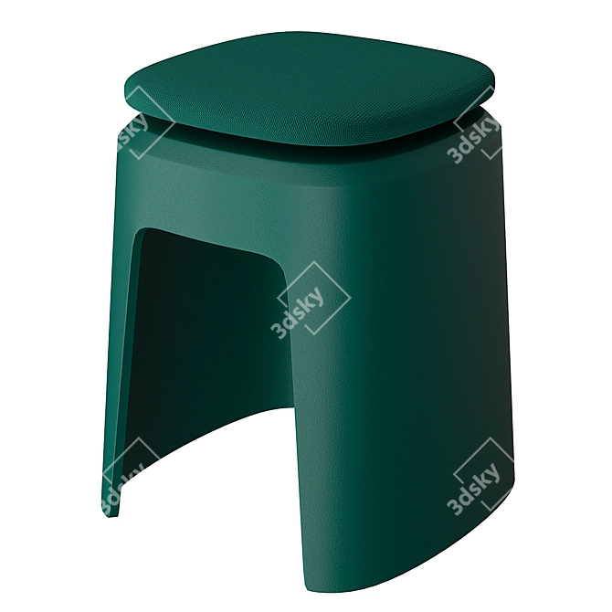 360° Rotating Ergonomic Stool 3D model image 4