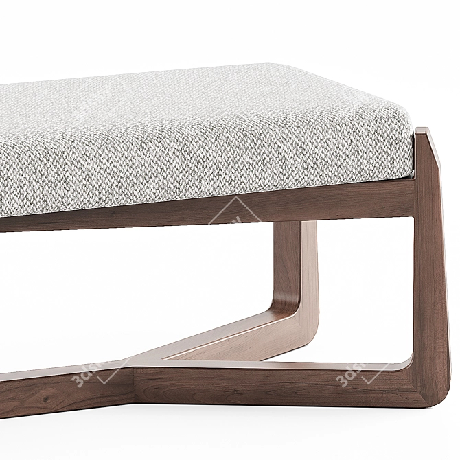 Modern Amna Bench Design 3D model image 3