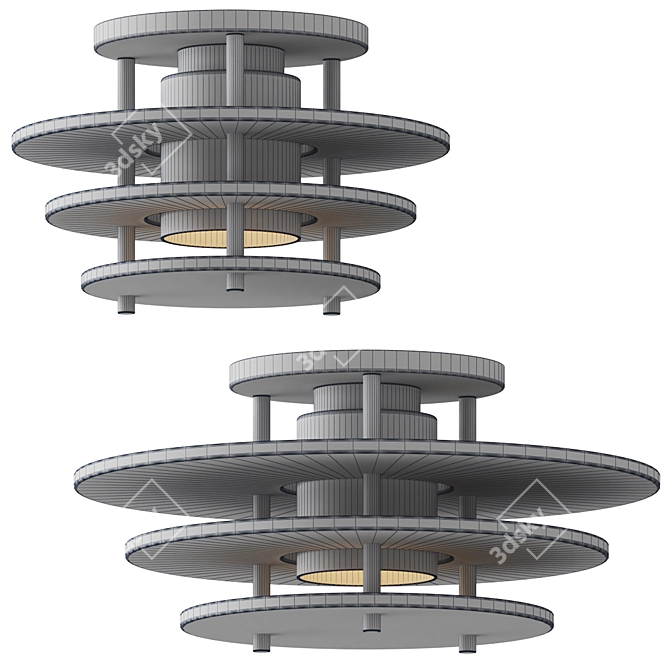 Gatsby Ceiling Lights Collection 3D model image 2