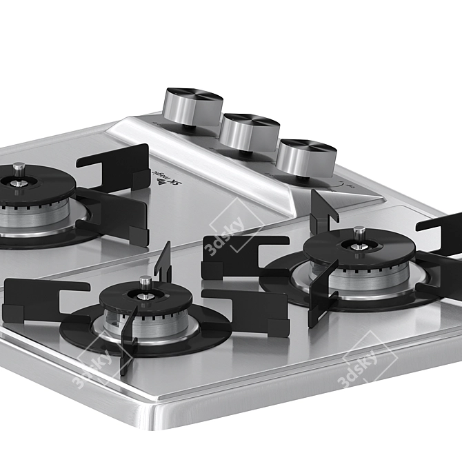 SK Magic Gas Cooktop - Trio 3D model image 4