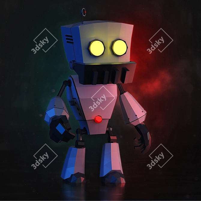 Walking Robot Model Kit 3D model image 2