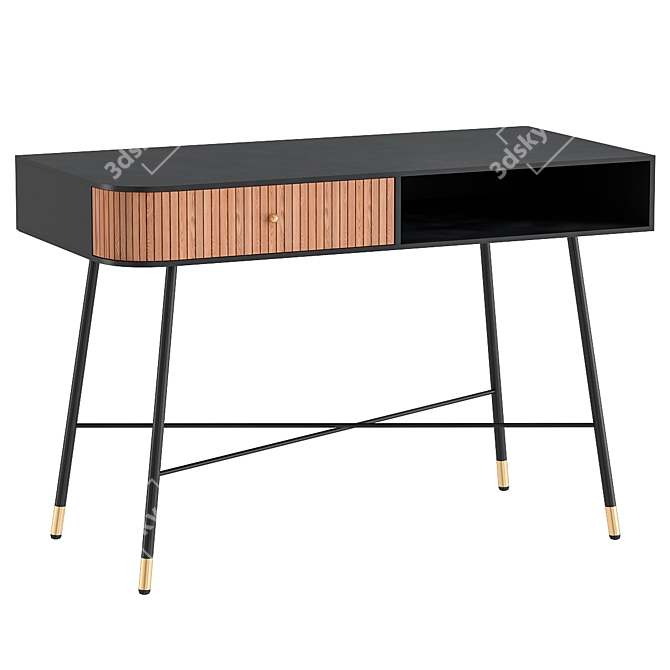 Elegant Modern Aster Console Table 3D model image 1