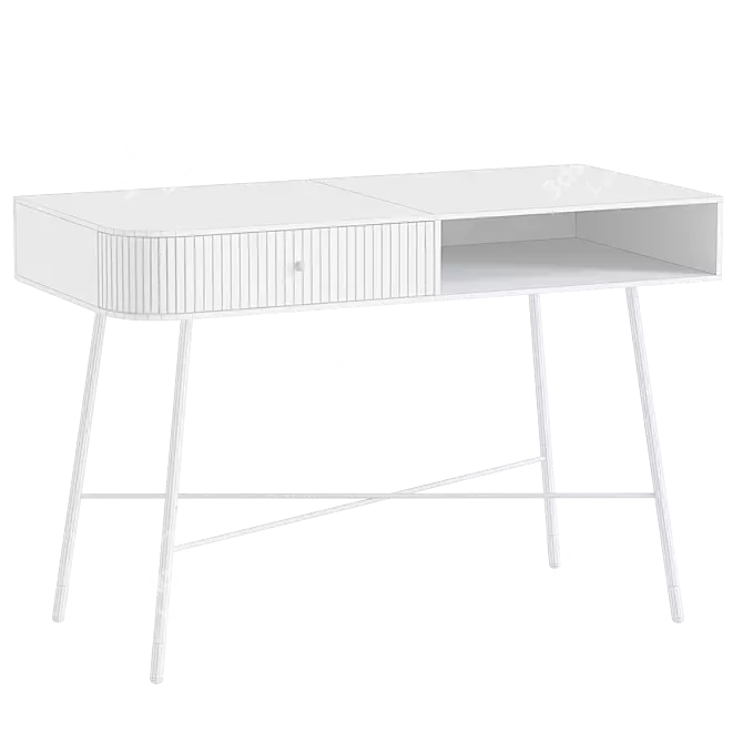 Elegant Modern Aster Console Table 3D model image 2