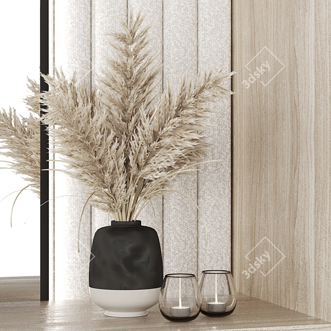 Modern Entryway Composition 3D model image 2