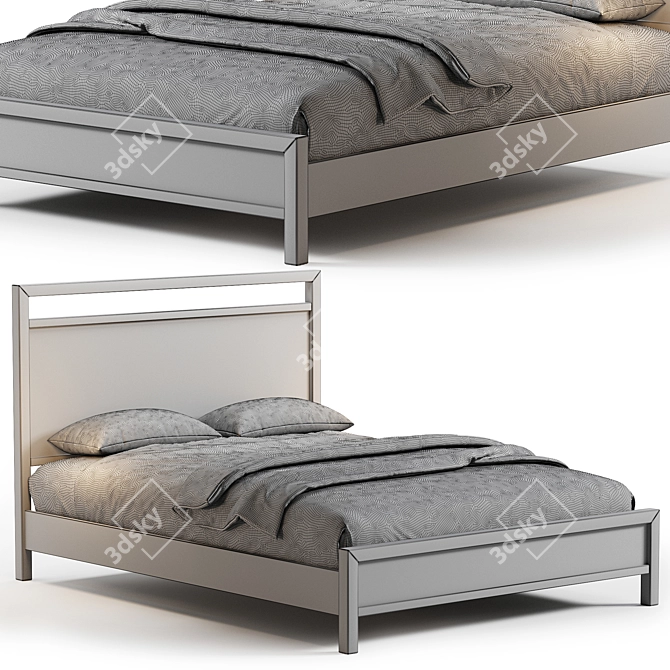 Sleek 2017 Fulton Bed Model 3D model image 2