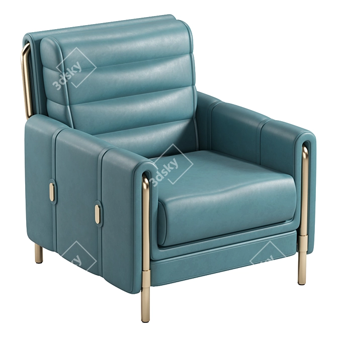 Modern Hunter Armchair Design 3D model image 2