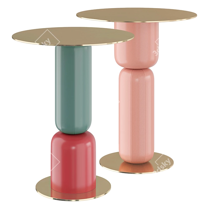 DEPRIMO COLOR Coffee Table 3D model image 1