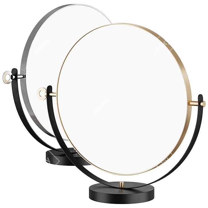 Elegant Ilario Mirror Design 3D model image 1