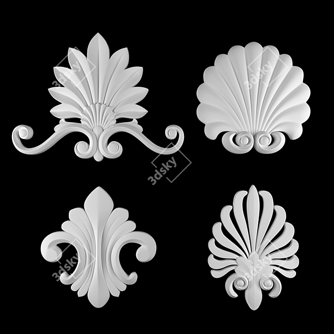 3D Max Rendered Ornament 28 3D model image 2