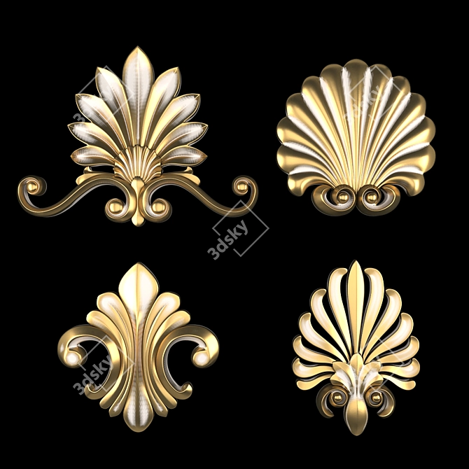 3D Max Rendered Ornament 28 3D model image 3